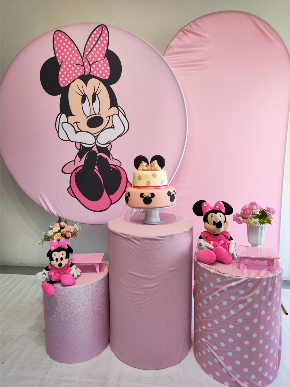 Kit Minie Rosa 1 Opção Plus - Elisete Festas Kit Pegue e Monte