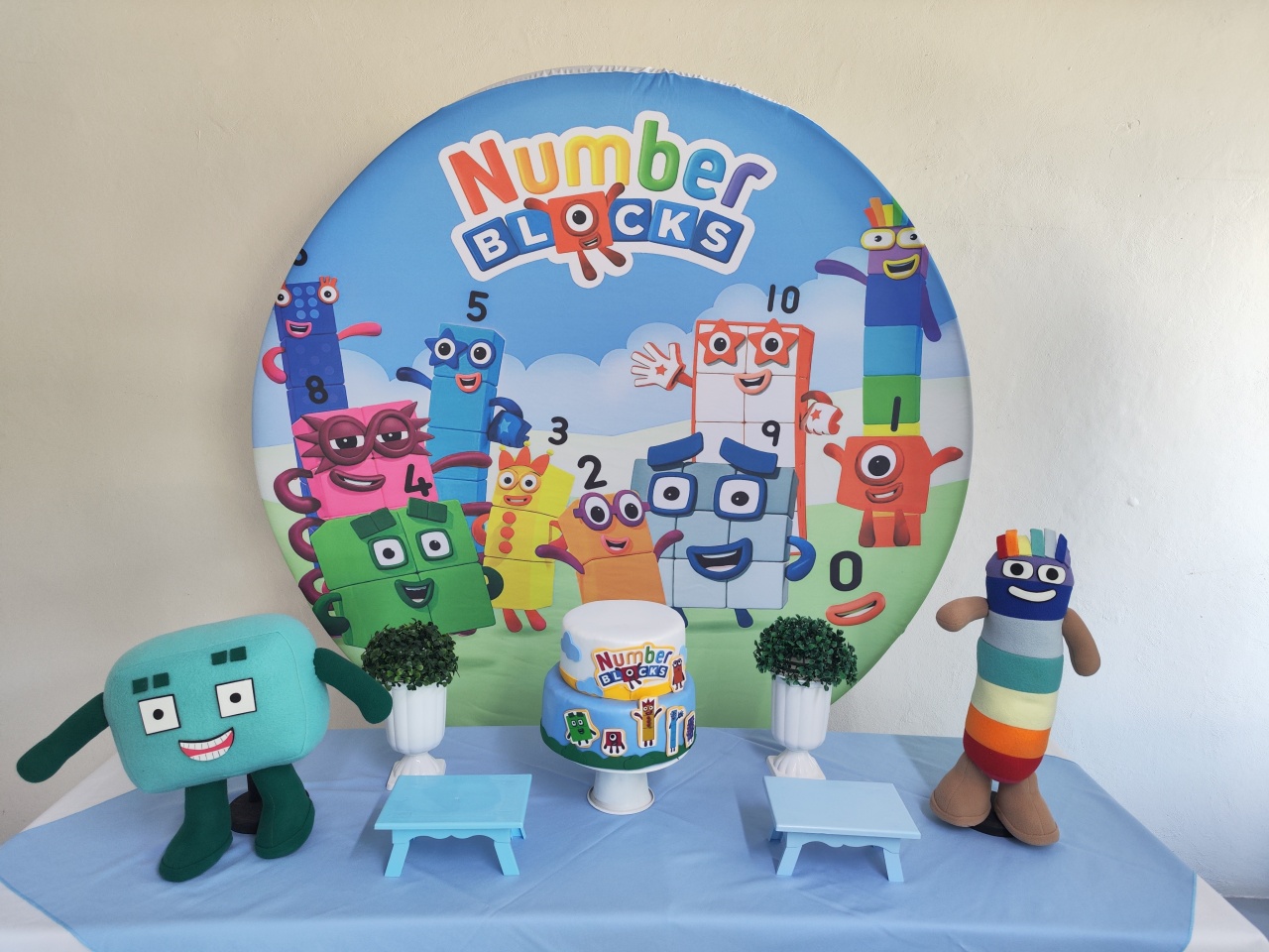 Kit Numberblock Opção 1 - Elisete Festas Kit Pegue e Monte