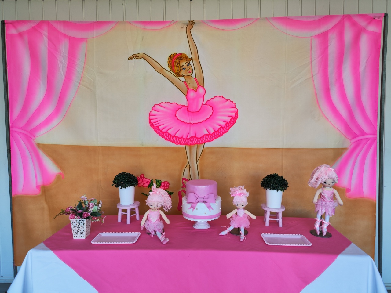 Kit Bailarina Retangular - Elisete Festas Kit Pegue e Monte