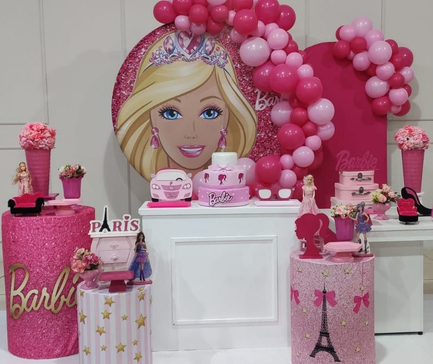Montagem Barbie  5 - Elisete Festas Kit Pegue e Monte
