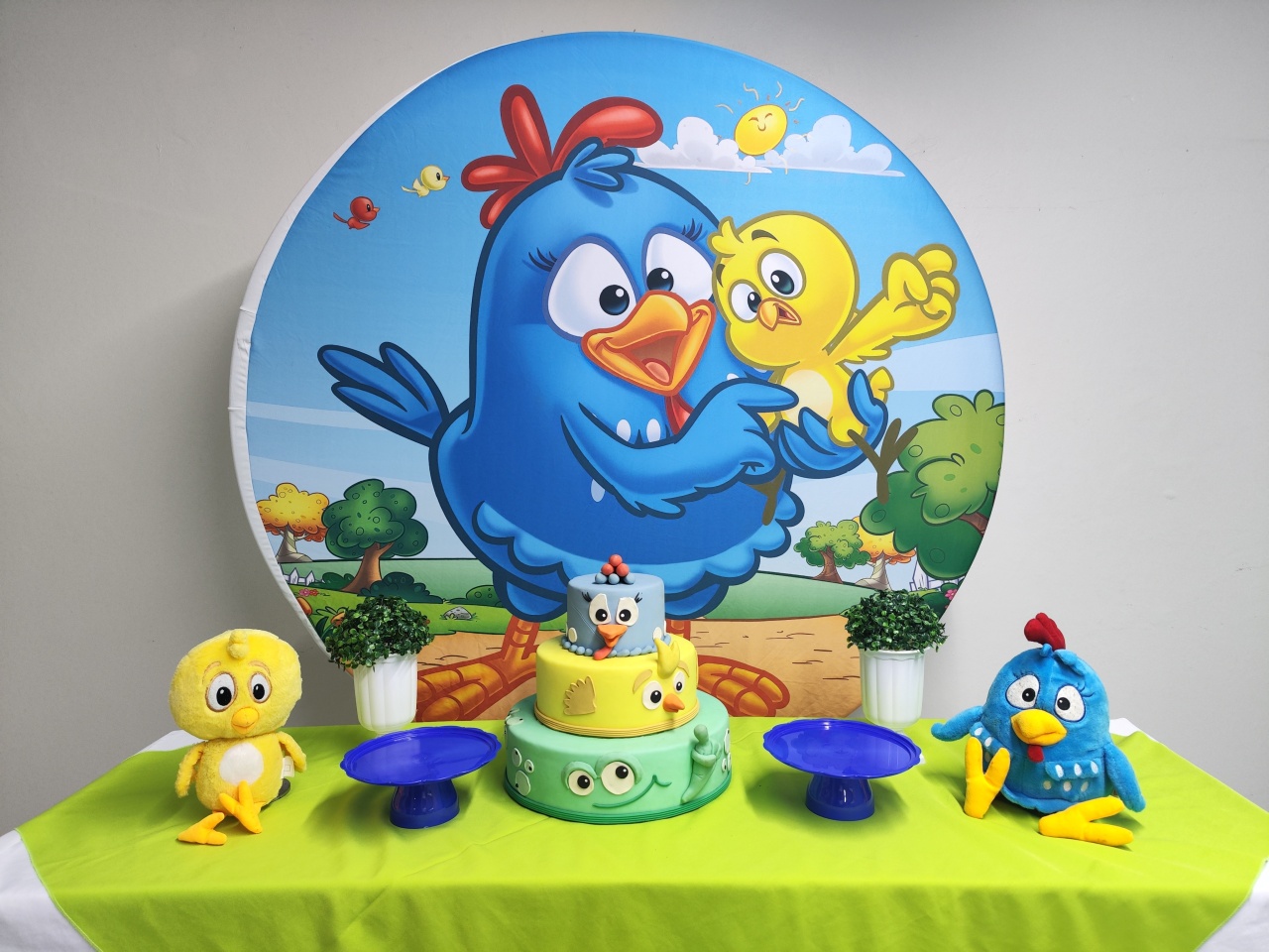 Kit Galinha Pintadinha Opção 1 - Elisete Festas Kit Pegue e Monte