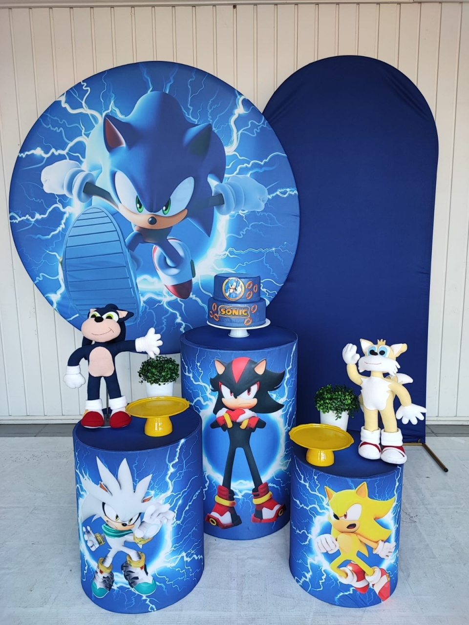 Kit Sonic Azul Plus - Elisete Festas Kit Pegue e Monte
