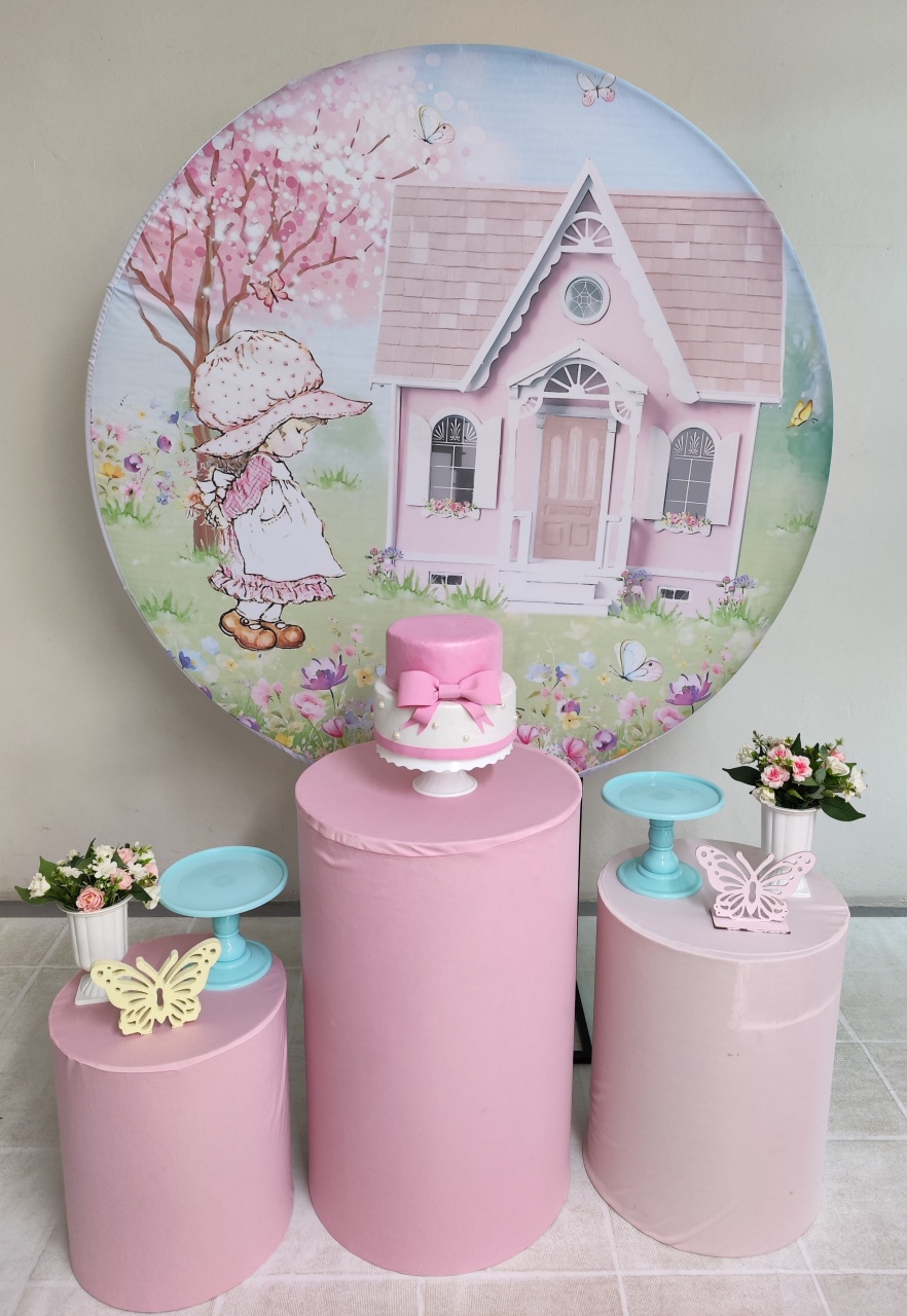 Kit Boneca Casinha Opção 2 - Elisete Festas Kit Pegue e Monte