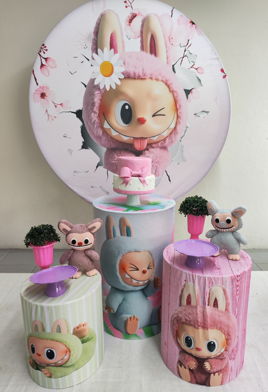 Kit Labubu Opção 2 - Elisete Festas Kit Pegue e Monte