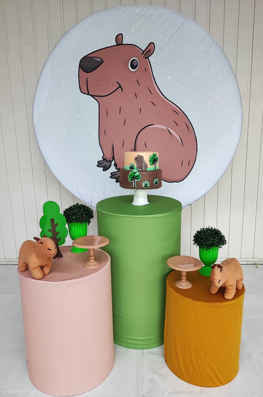 Kit Capivara  - Opção 2 - Elisete Festas Kit Pegue e Monte