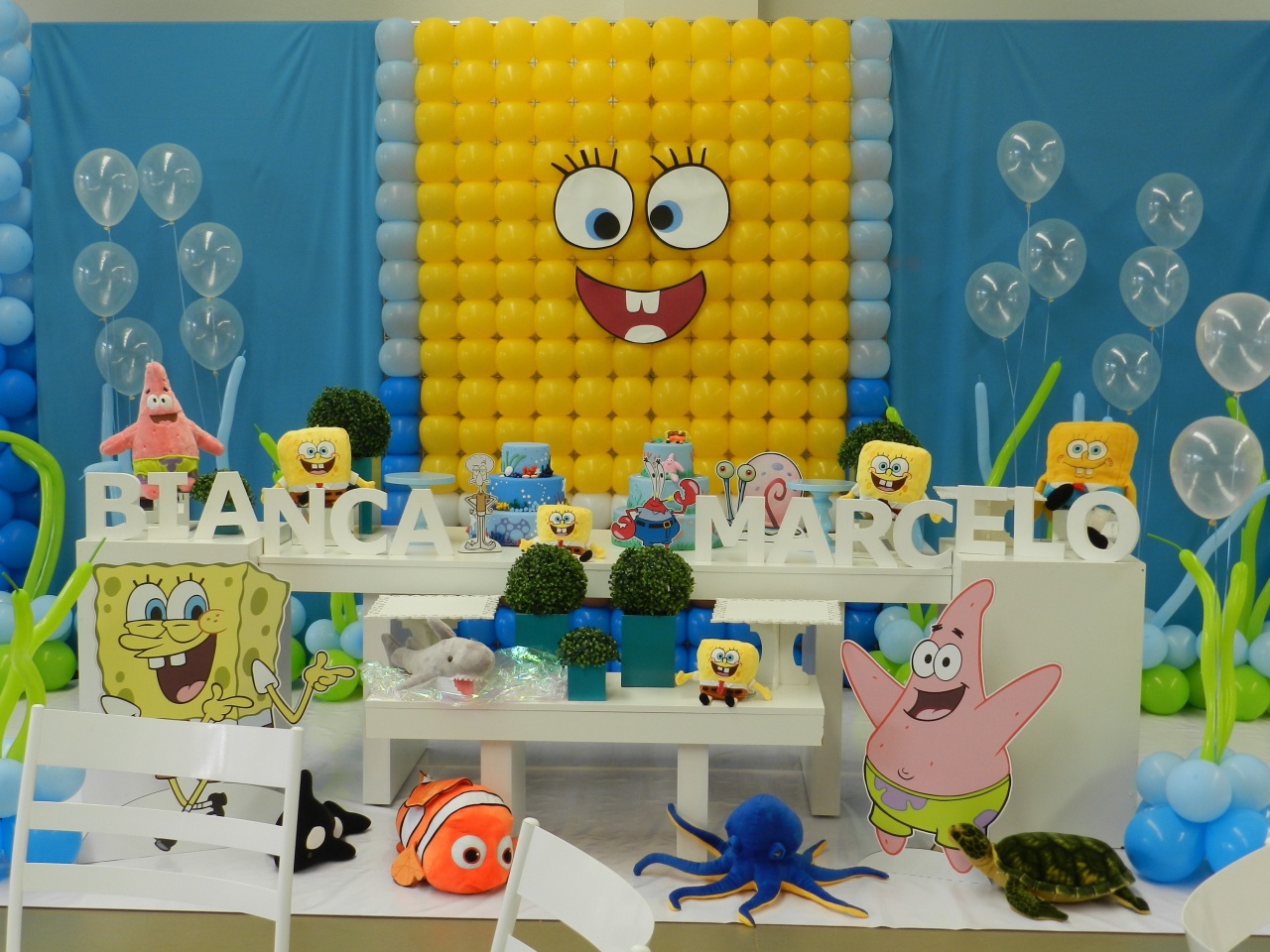 Montagem Bob Esponja 2 - Elisete Festas Kit Pegue e Monte