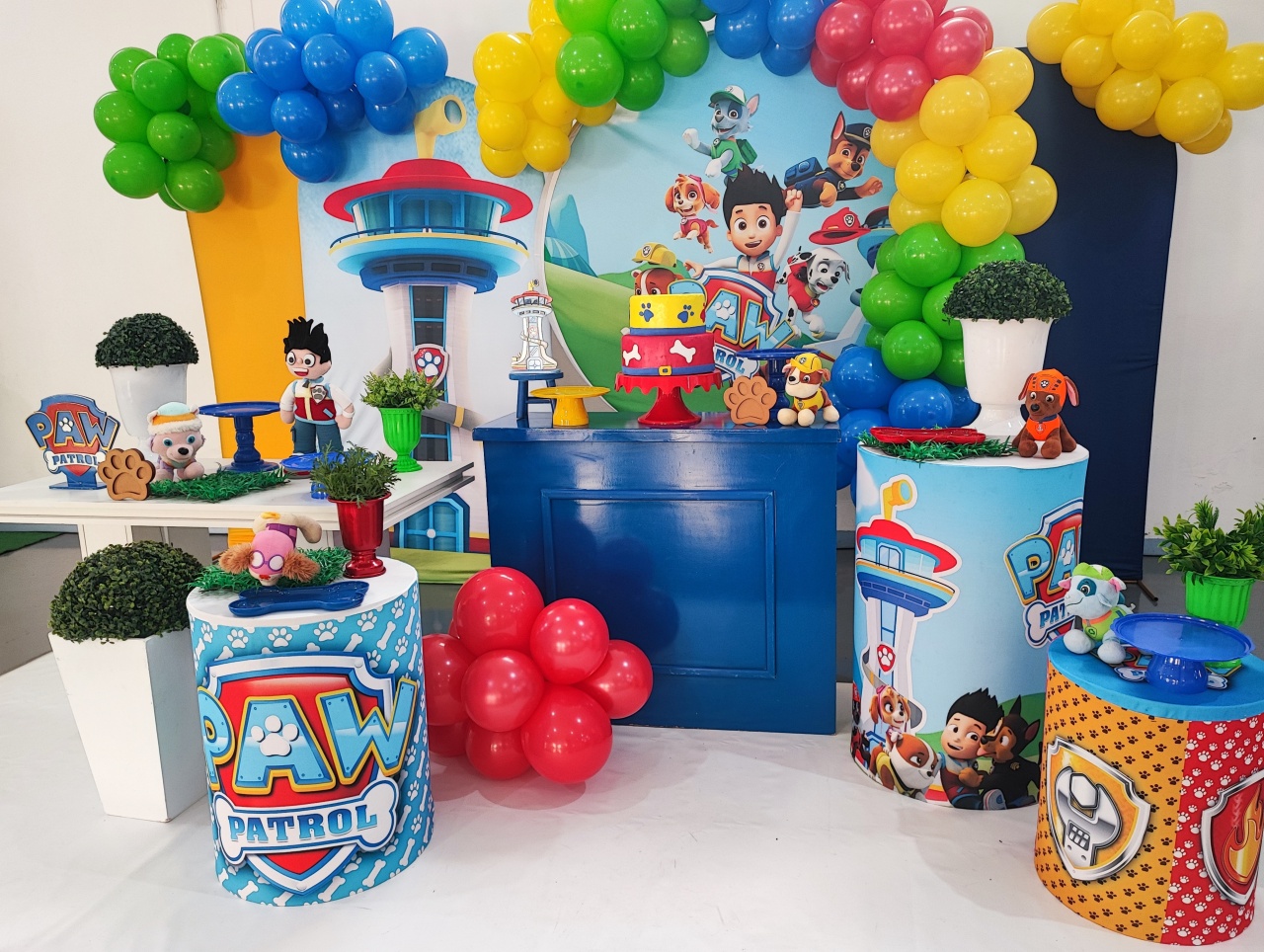 Montagem Patrulha Canina 5 - Elisete Festas Kit Pegue e Monte
