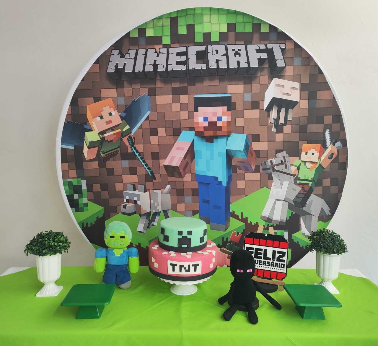 Kit Miniecraft ( 1.50) Opção 1 - Elisete Festas Kit Pegue e Monte