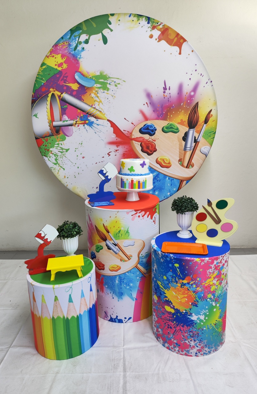 Kit Pintando O Sete Opção 2 - Elisete Festas Kit Pegue e Monte