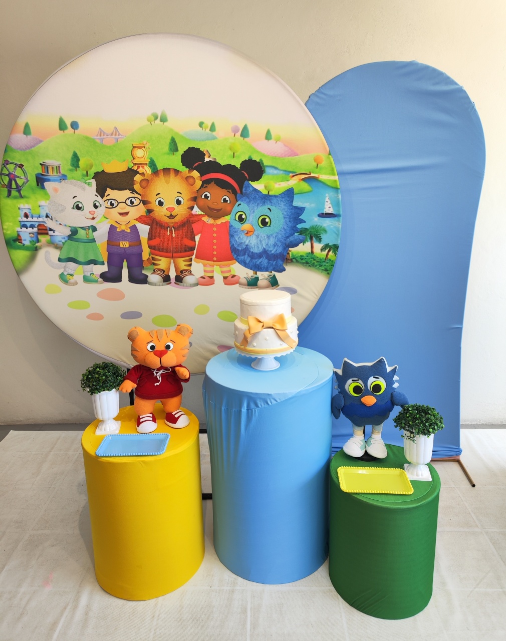 Kit Daniel O Tigre - Opção Plus  - Elisete Festas Kit Pegue e Monte