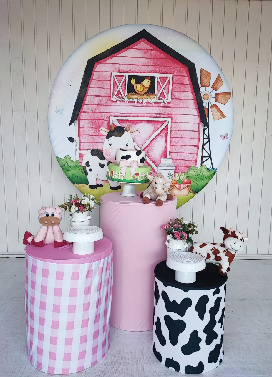 Kit Fazendinha  Menina Opção 2 - Elisete Festas Kit Pegue e Monte