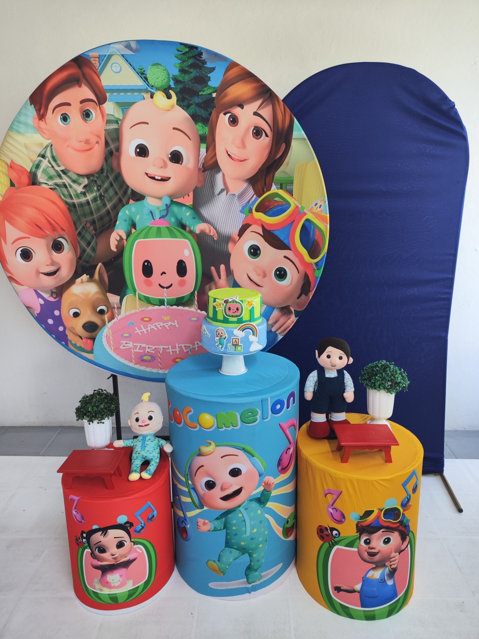 Kit Cocomelon Opção Plus  - Elisete Festas Kit Pegue e Monte