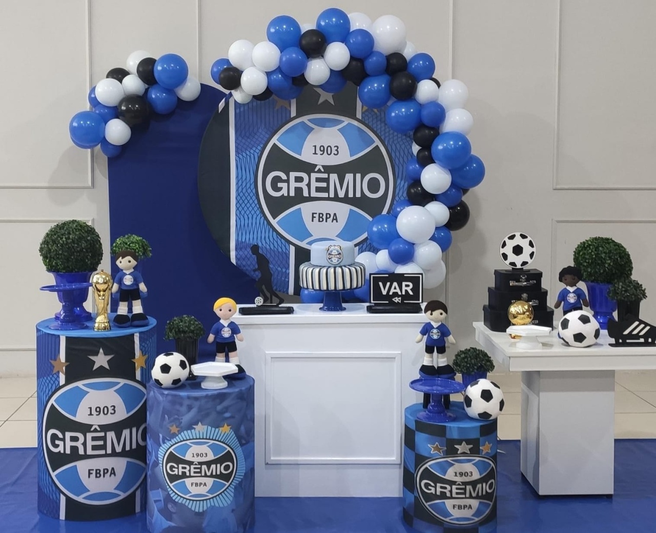 Montagem Gremio  3 - Elisete Festas Kit Pegue e Monte