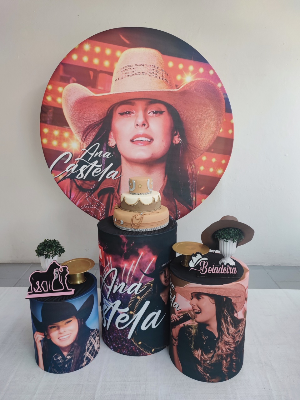 Kit  Ana Castela Opção 2 - Elisete Festas Kit Pegue e Monte
