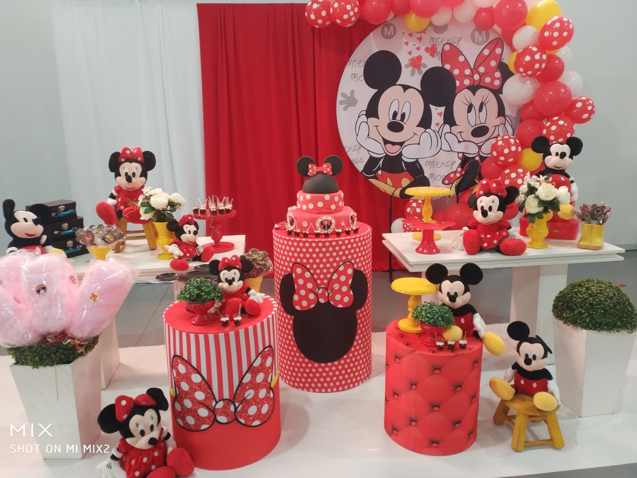 Montagem Mickey E Mine - Elisete Festas Kit Pegue e Monte