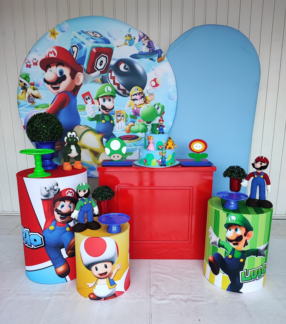 Kit Super Mario 2 - Opção Plus  - Elisete Festas Kit Pegue e Monte
