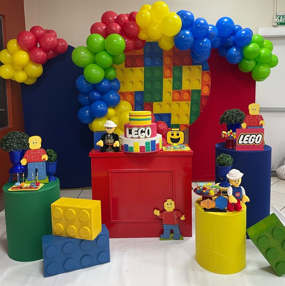 Montagem Lego 1 - Elisete Festas Kit Pegue e Monte