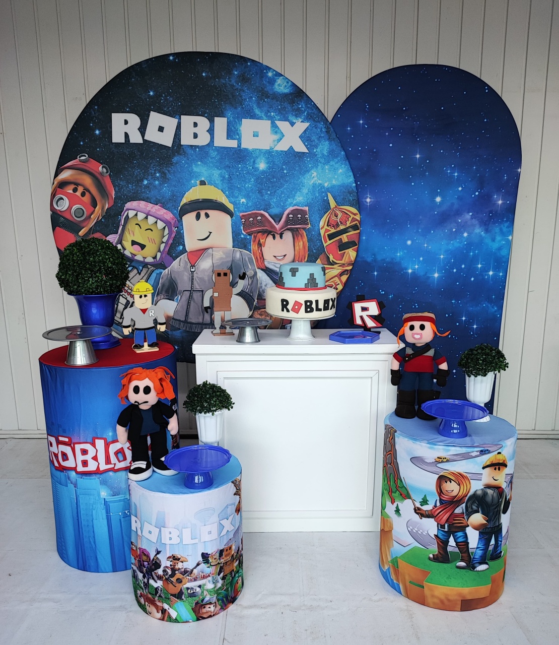 Kit Roblox Modelo 2 - Opção Plus  - Elisete Festas Kit Pegue e Monte