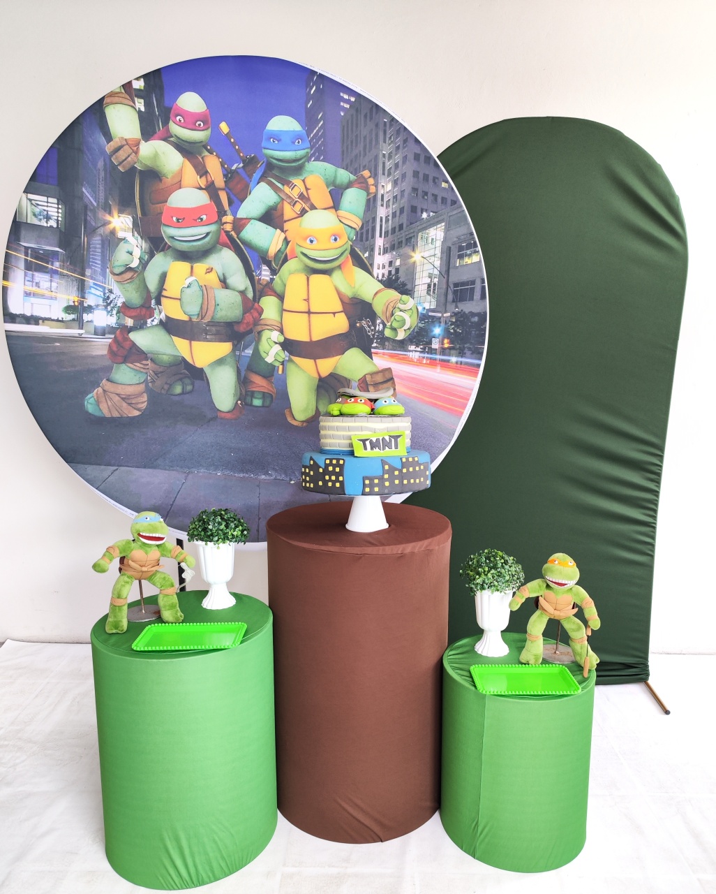 Kit Tartaruga Ninja Opção Plus  - Elisete Festas Kit Pegue e Monte