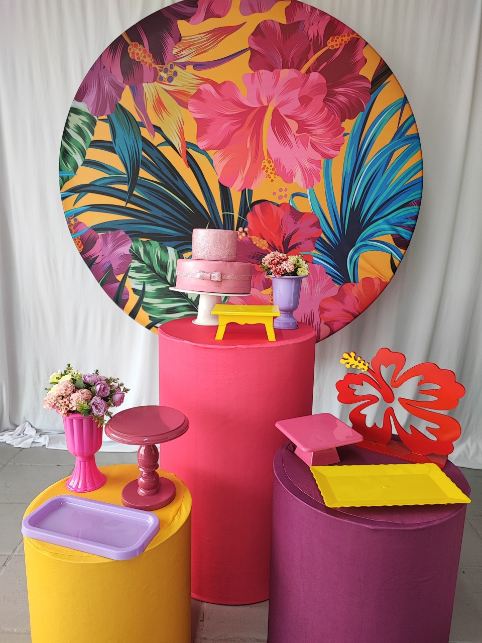 Kit  Adulto Tropical Opçao 2 - Elisete Festas Kit Pegue e Monte
