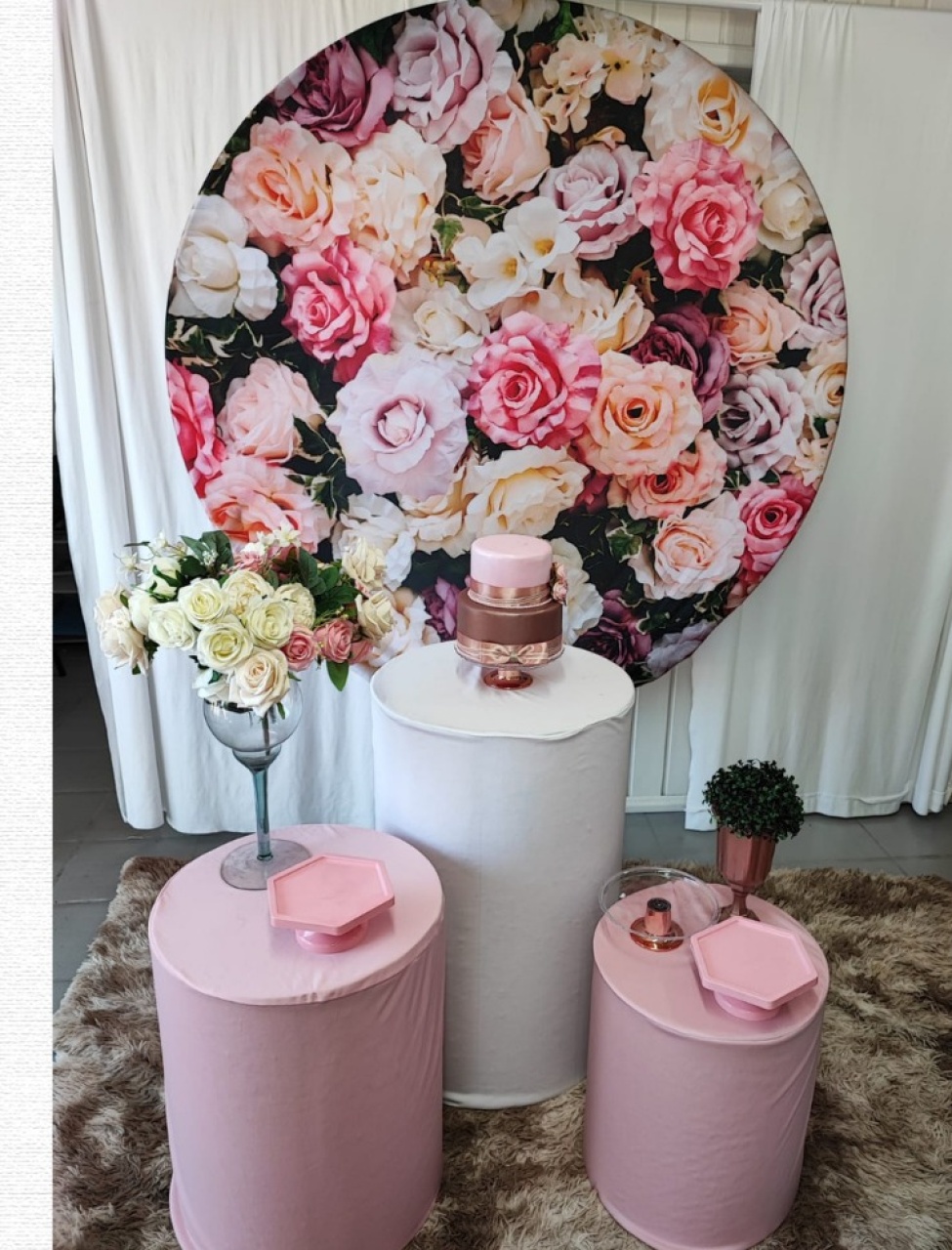 Kit Adulto Feminino Rosa Opçao 2 - Elisete Festas Kit Pegue e Monte