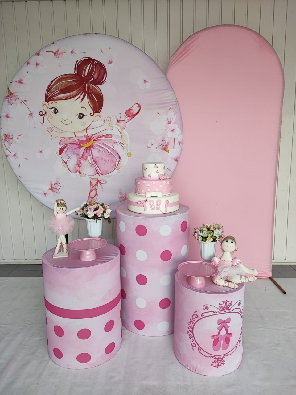 Kit Bailarina Menina Opção Plus - Elisete Festas Kit Pegue e Monte
