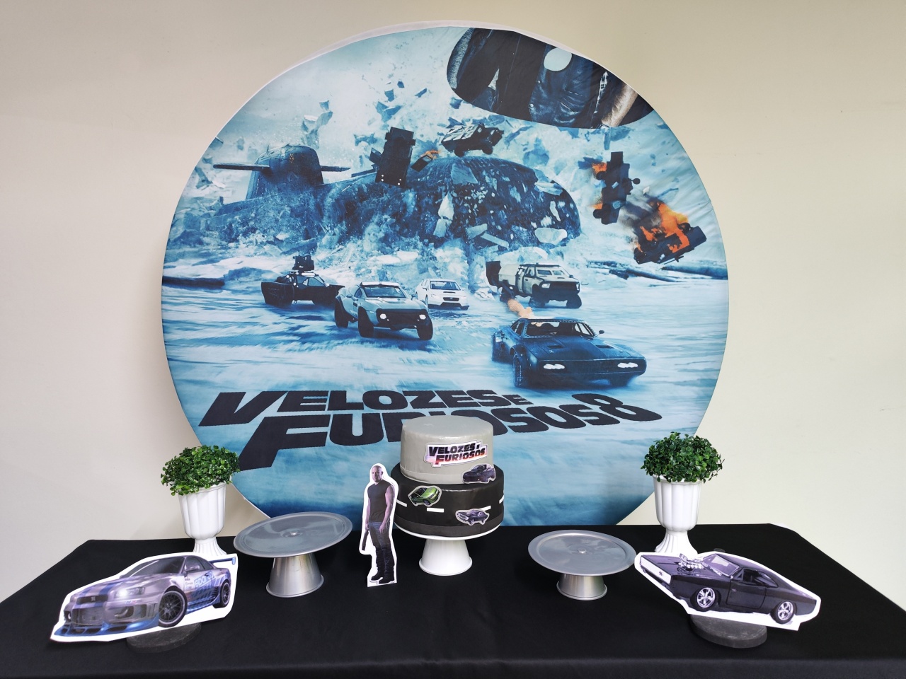 Kit Velozes E Furiosos Opção 1 - Elisete Festas Kit Pegue e Monte
