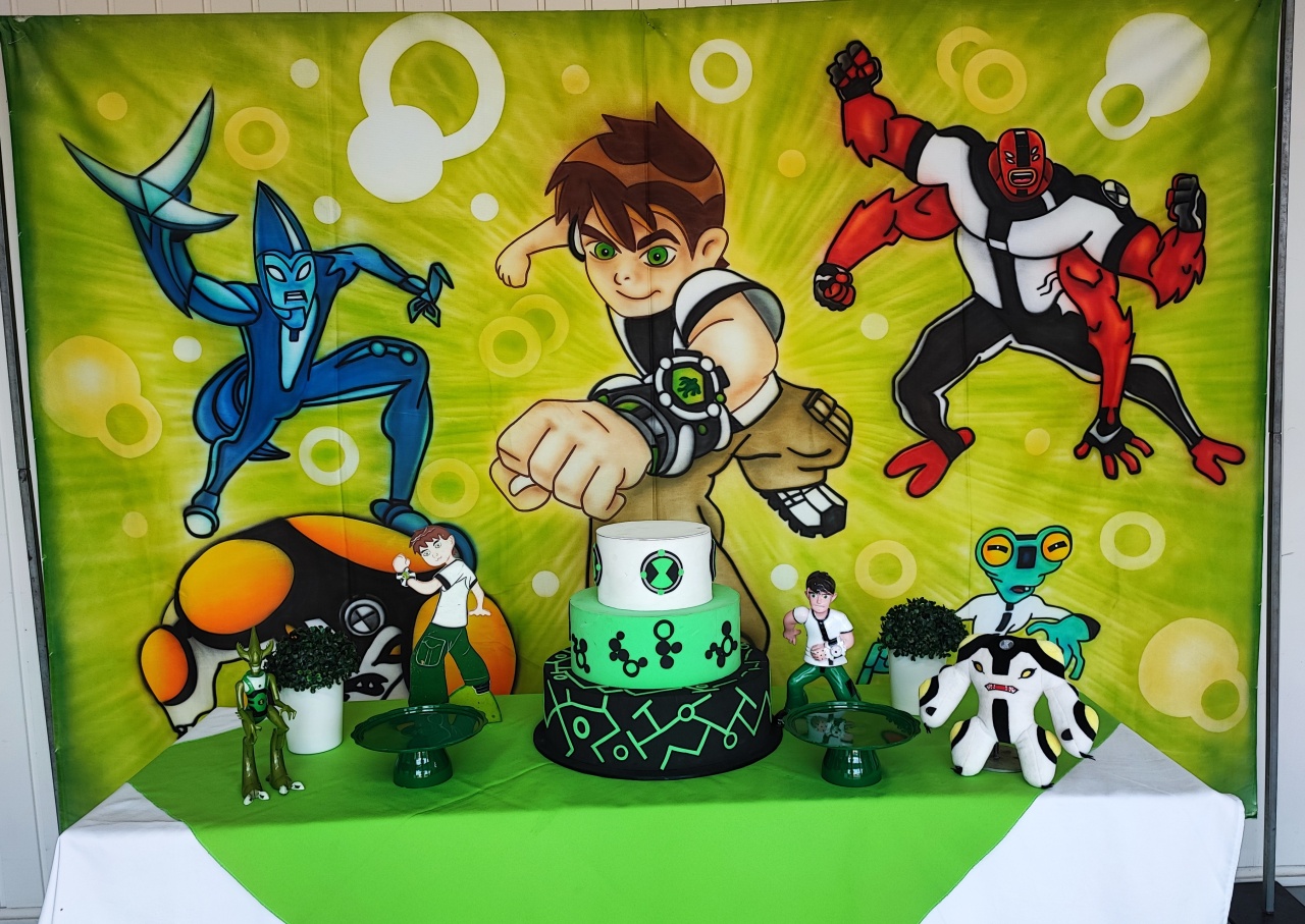 Kit Ben 10 Retangular  - Elisete Festas Kit Pegue e Monte