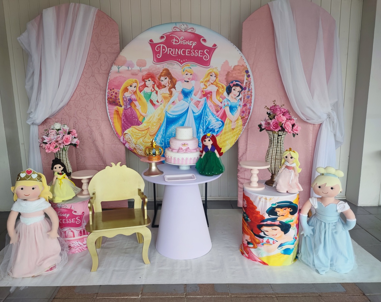  Kit Princesa Disney  Opção Big  - Elisete Festas Kit Pegue e Monte