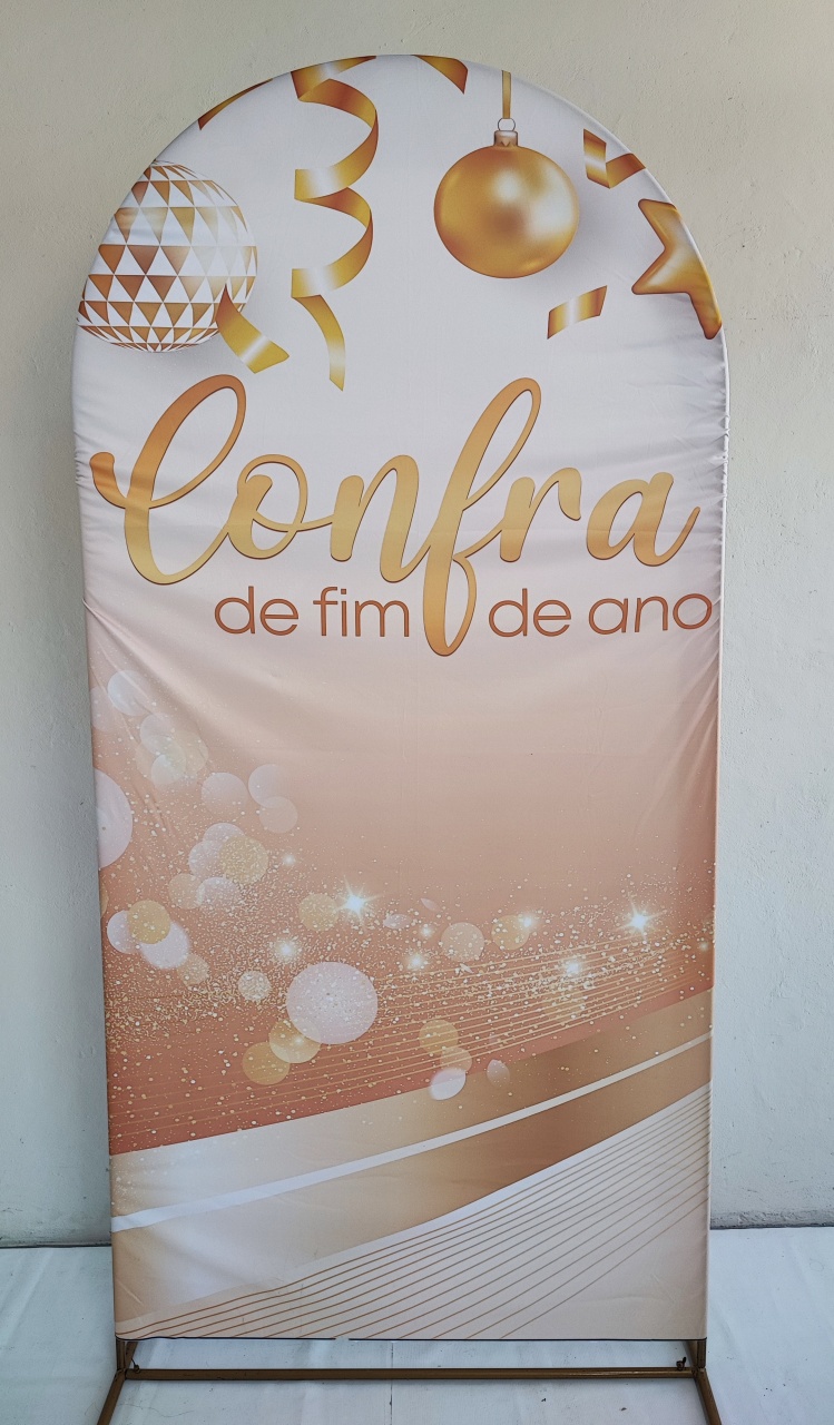 Casadinho Confra de Firma Dourado + Estrutura  - Elisete Festas Kit Pegue e Monte
