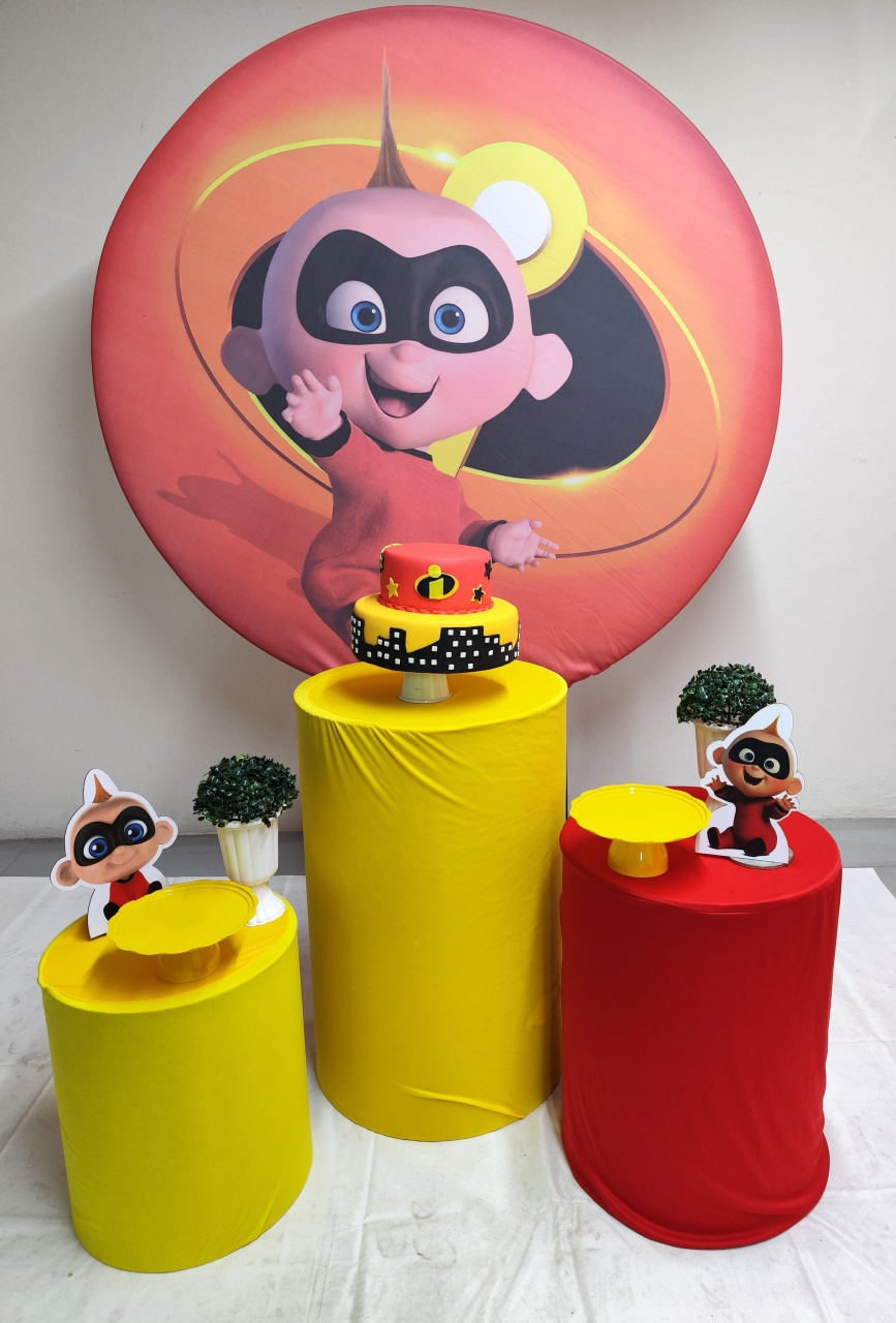 Kit Os Incríveis Bebê Opção 2 - Elisete Festas Kit Pegue e Monte