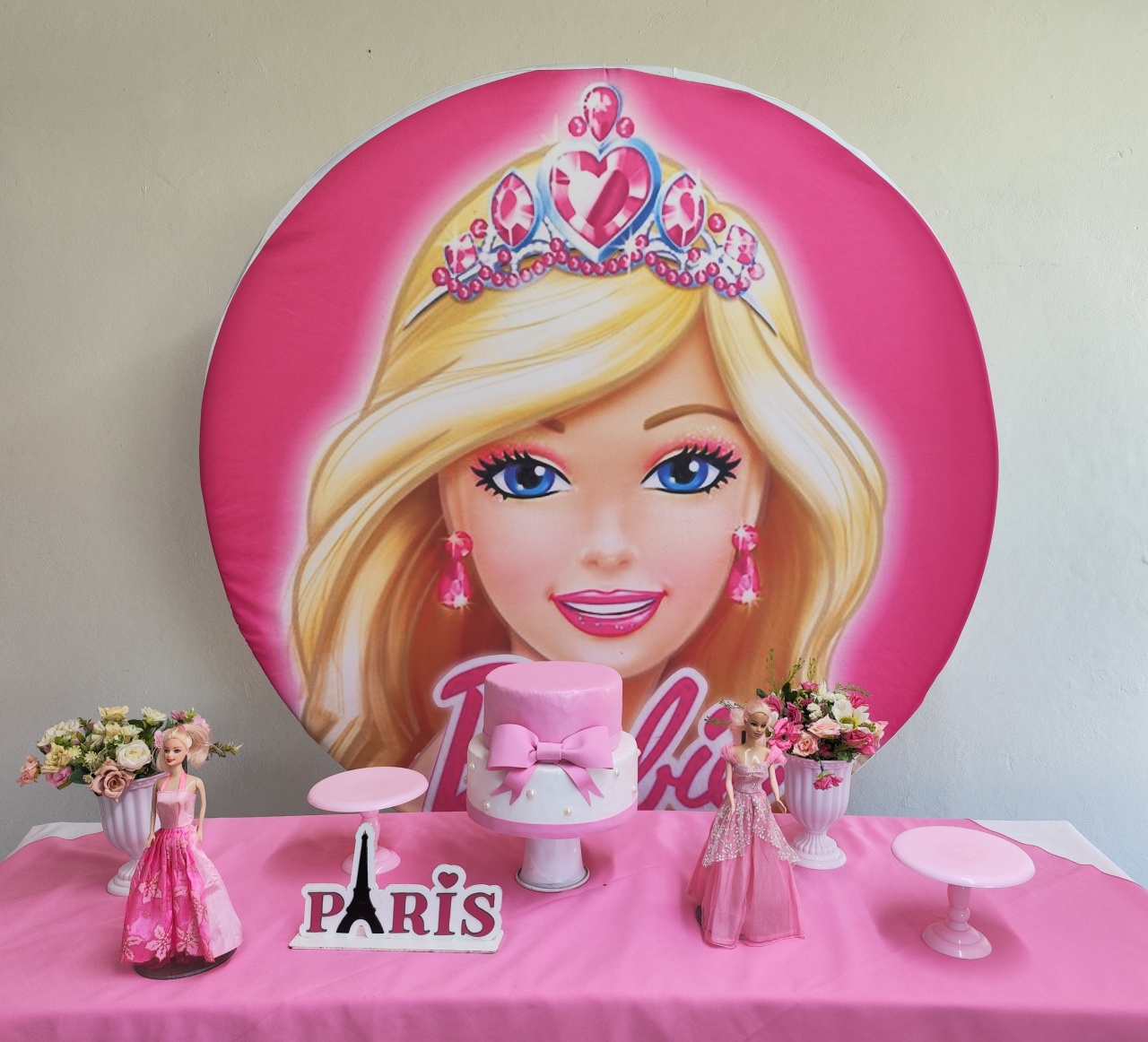 Kit Barbie ( Rosto) Opção 1 - Elisete Festas Kit Pegue e Monte