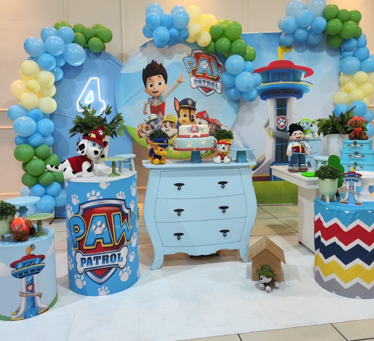 Montagem Patrulha  Canina  - Elisete Festas Kit Pegue e Monte