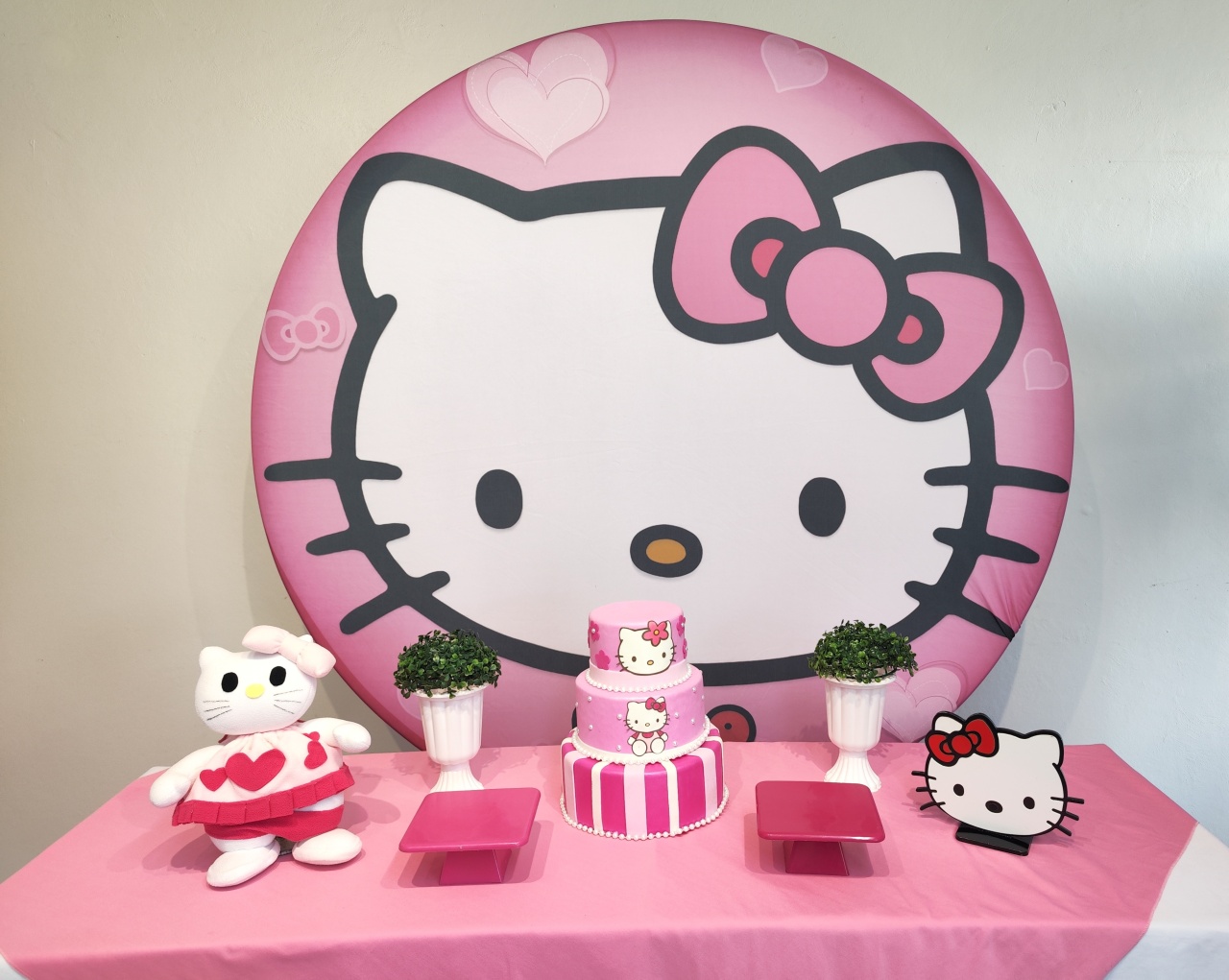 Kit Hello Kitty  1 (Opçao 1) - Elisete Festas Kit Pegue e Monte