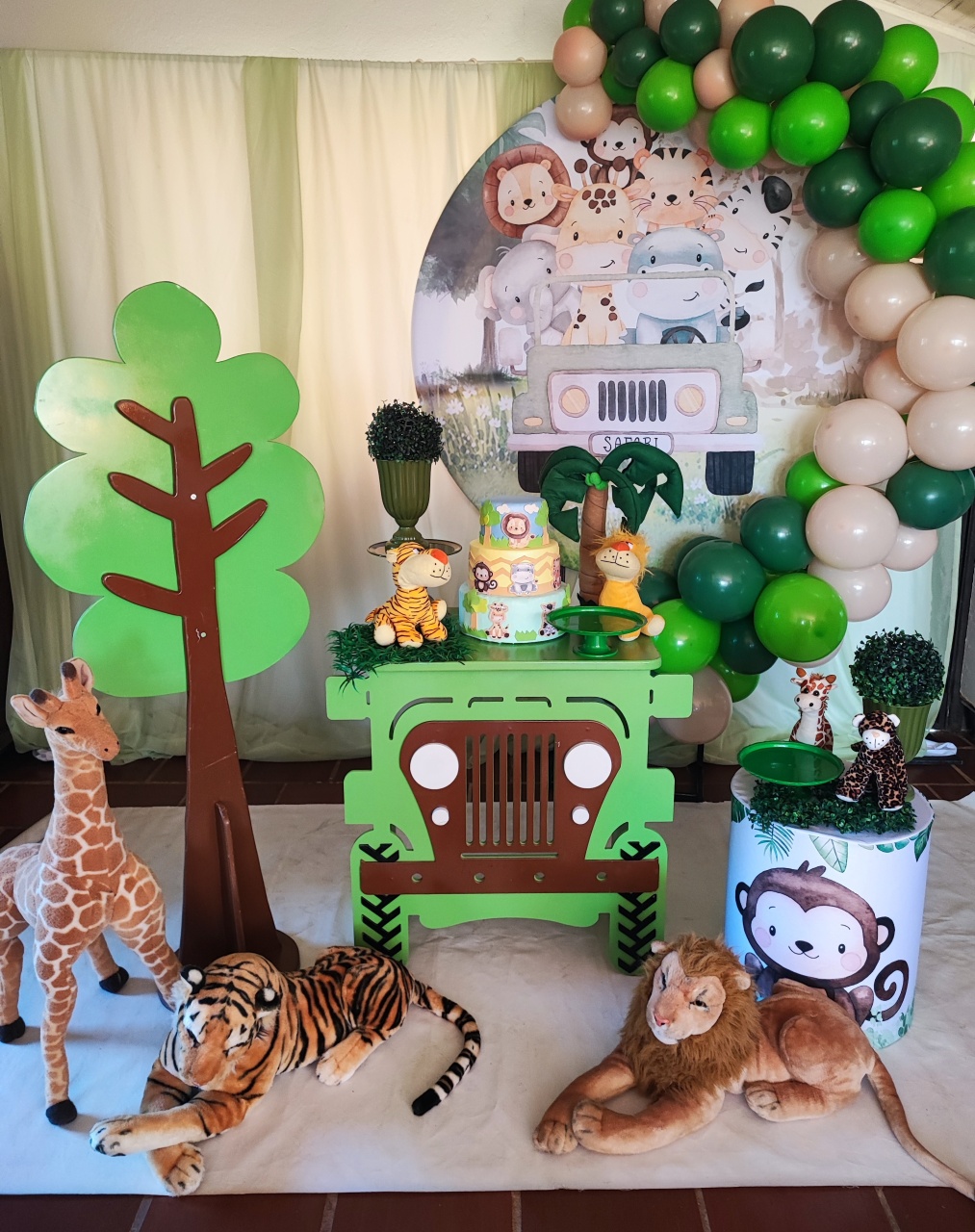 Montagem Safari 1 - Elisete Festas Kit Pegue e Monte