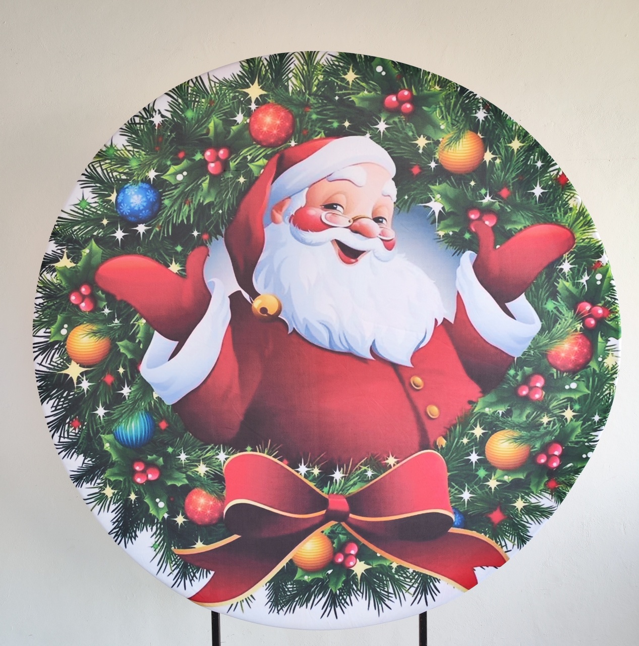Painel Natal (Papai Noel) + Estrutura 1.50 - Elisete Festas Kit Pegue e Monte