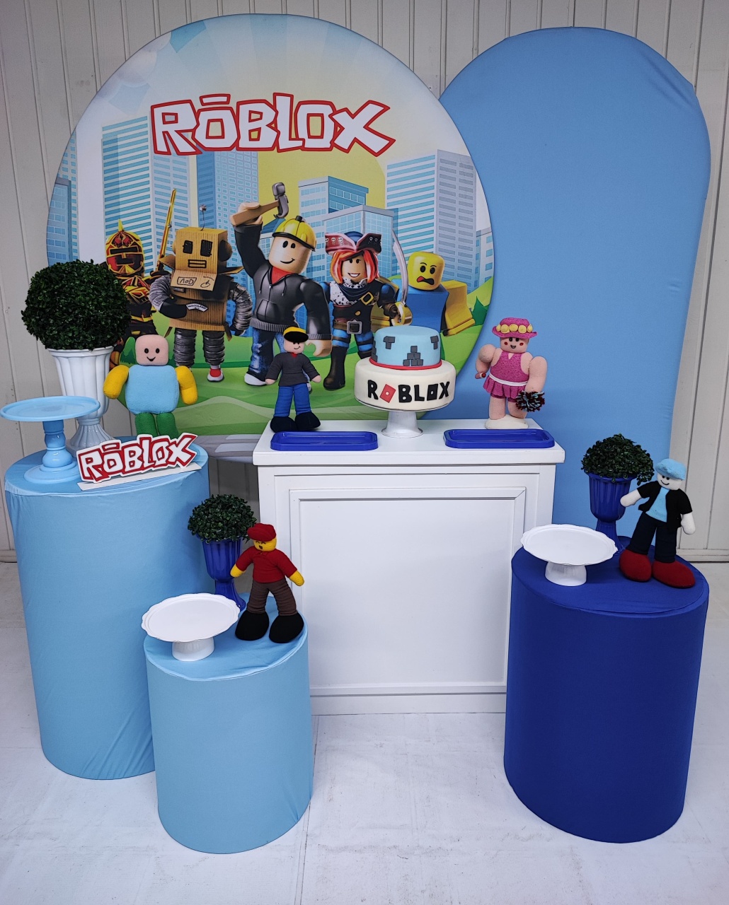 Kit Roblox Opção Plus  - Elisete Festas Kit Pegue e Monte