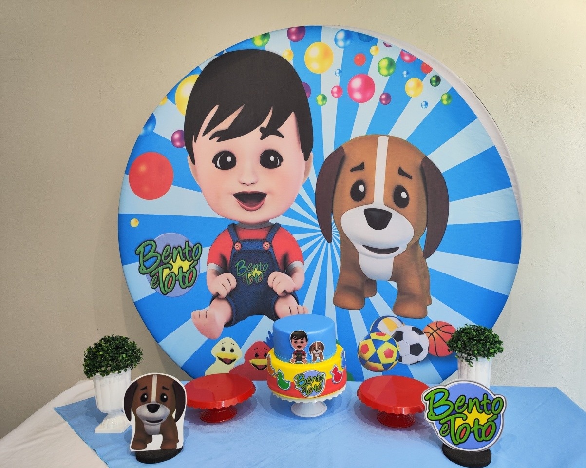 Kit Bento  E O Totó Opção 1 - Elisete Festas Kit Pegue e Monte