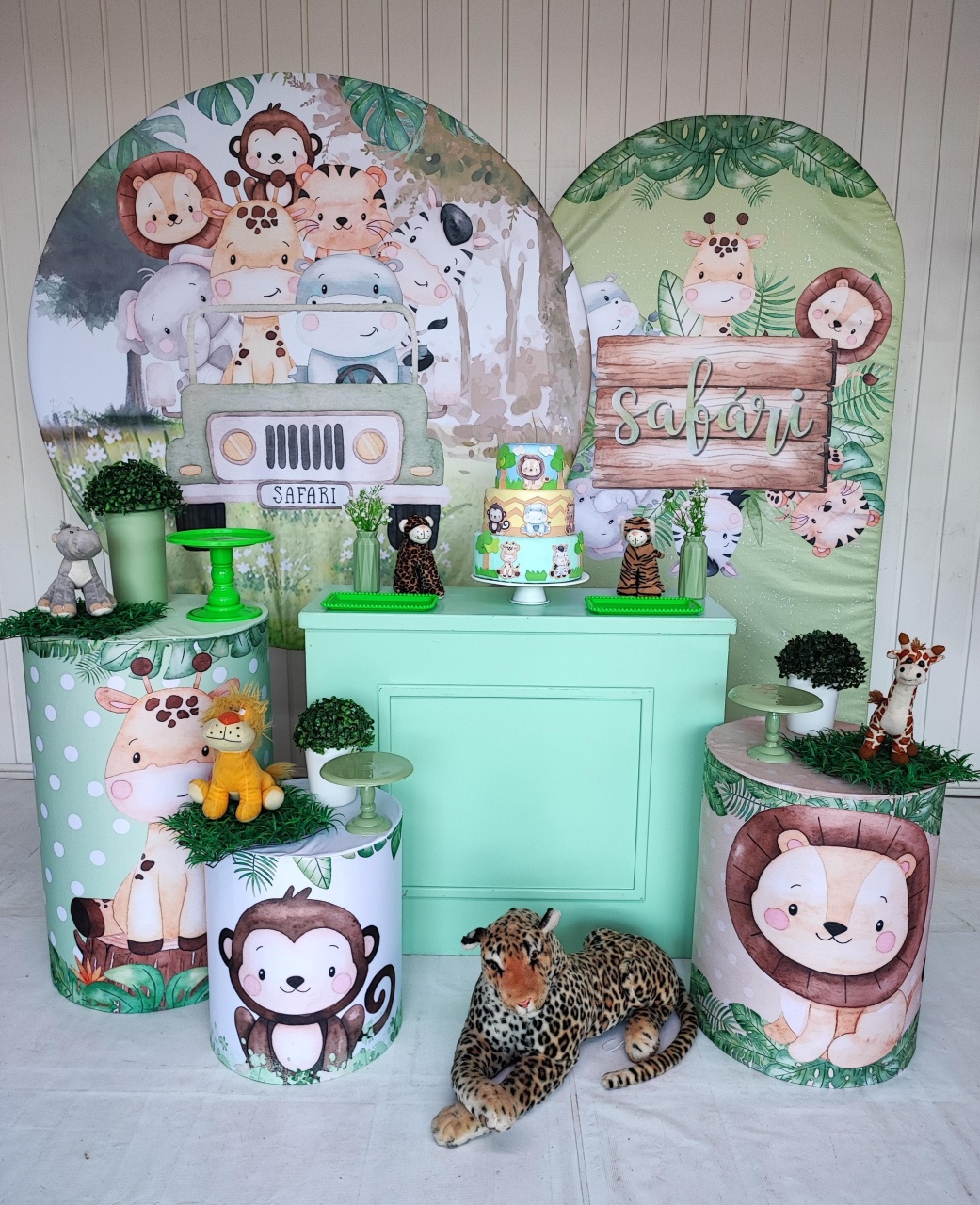 Kit Safari Candy Opção Plus - Elisete Festas Kit Pegue e Monte