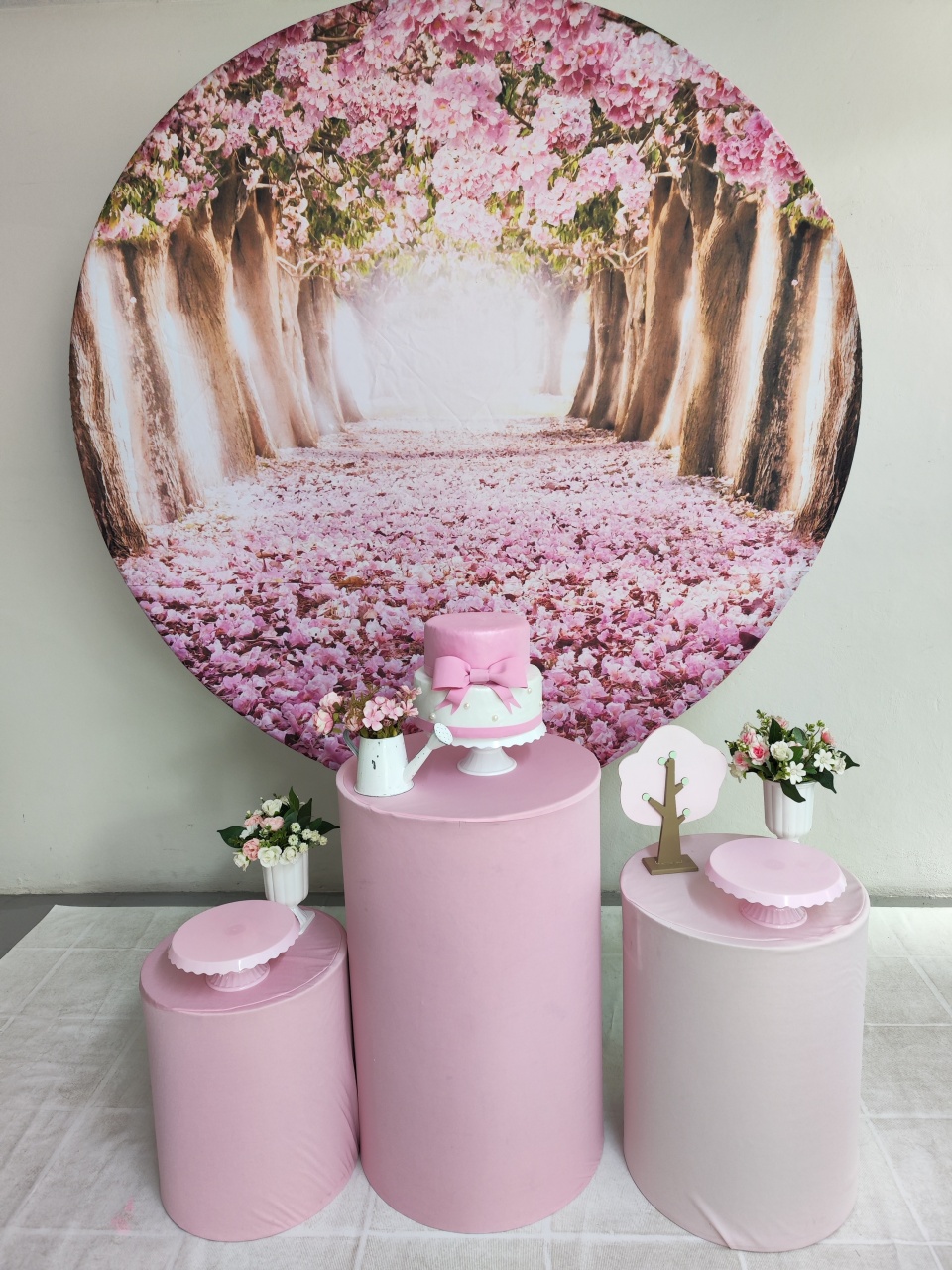 Kit Floresta Rosa Opçao 2 - Elisete Festas Kit Pegue e Monte