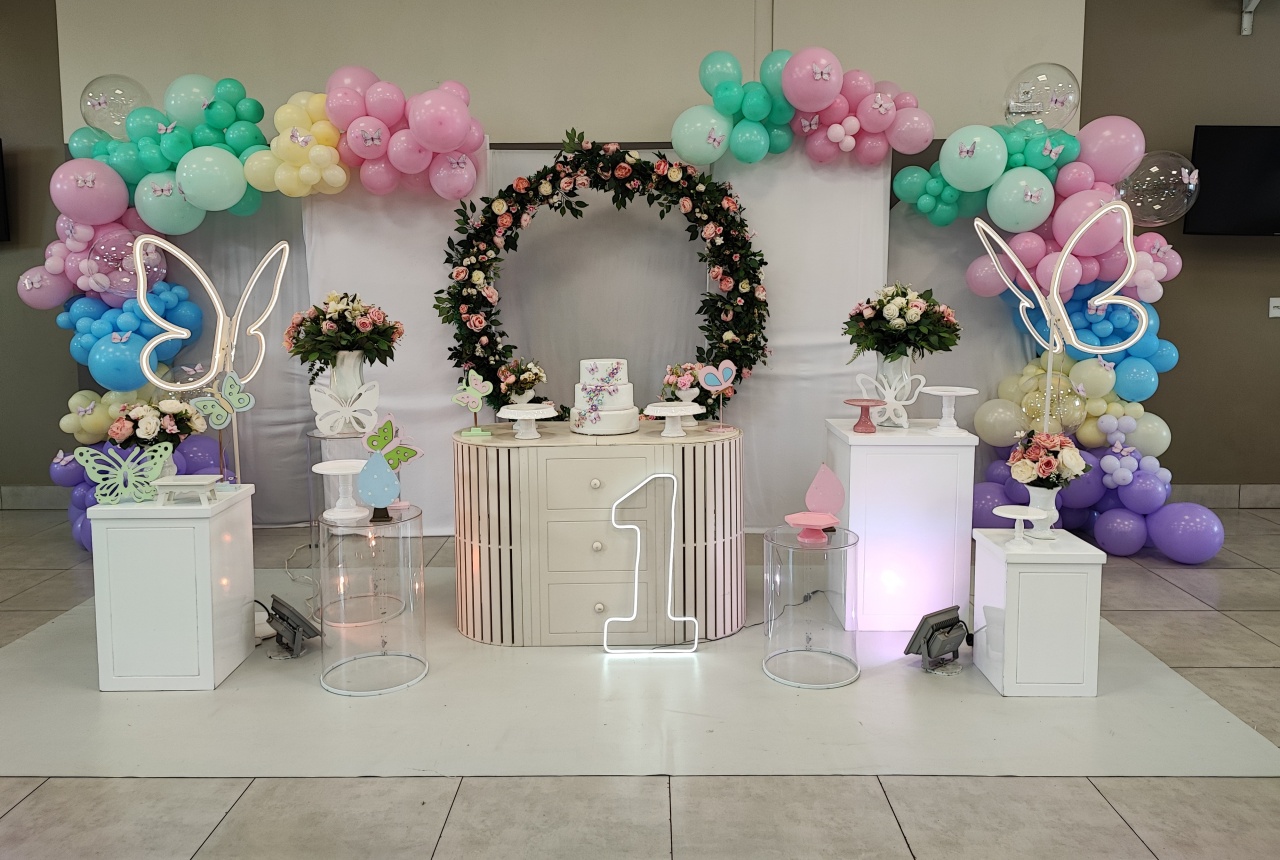 Montagem Jardim  Clean - Elisete Festas Kit Pegue e Monte