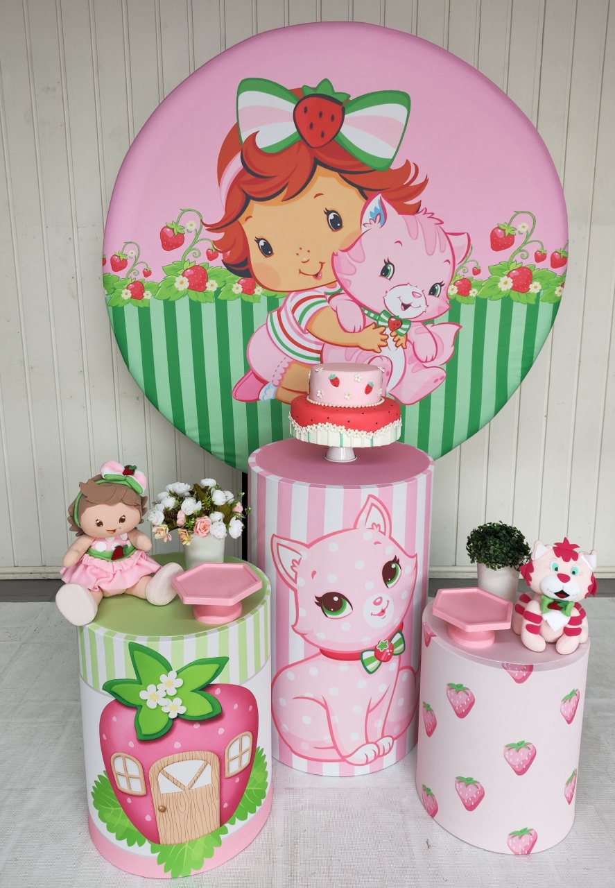 Kit Moranguinho  Baby ( Opçao 2) - Elisete Festas Kit Pegue e Monte