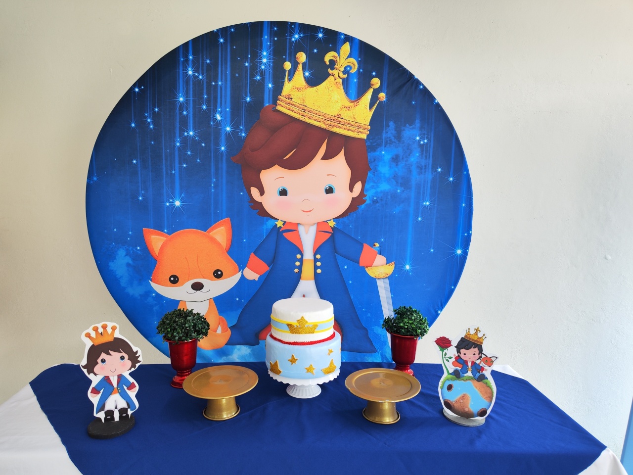 Kit Pequeno Princepe Mod 1 Opção 1 - Elisete Festas Kit Pegue e Monte