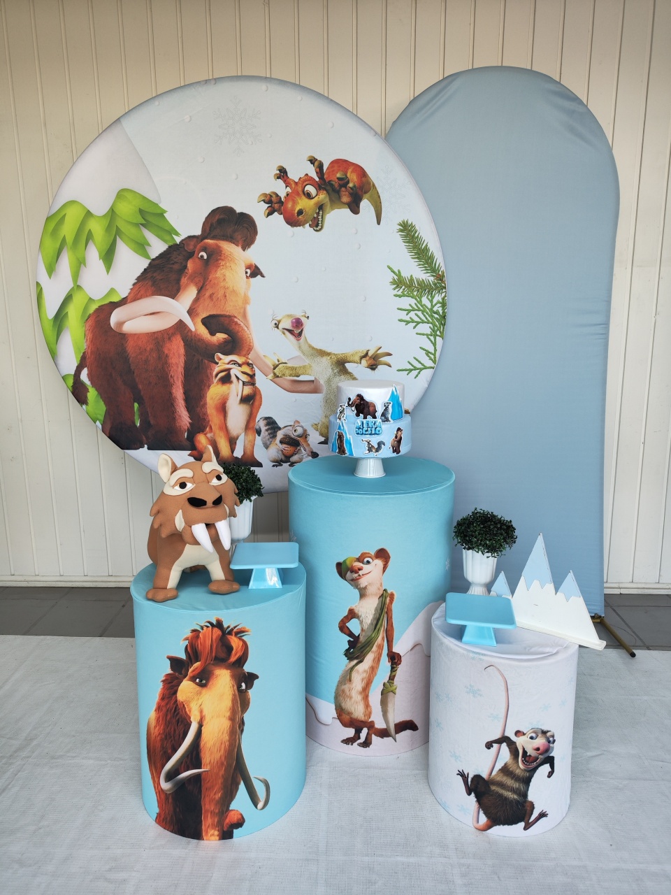 Kit Era Do Gelo Opção Plus  - Elisete Festas Kit Pegue e Monte