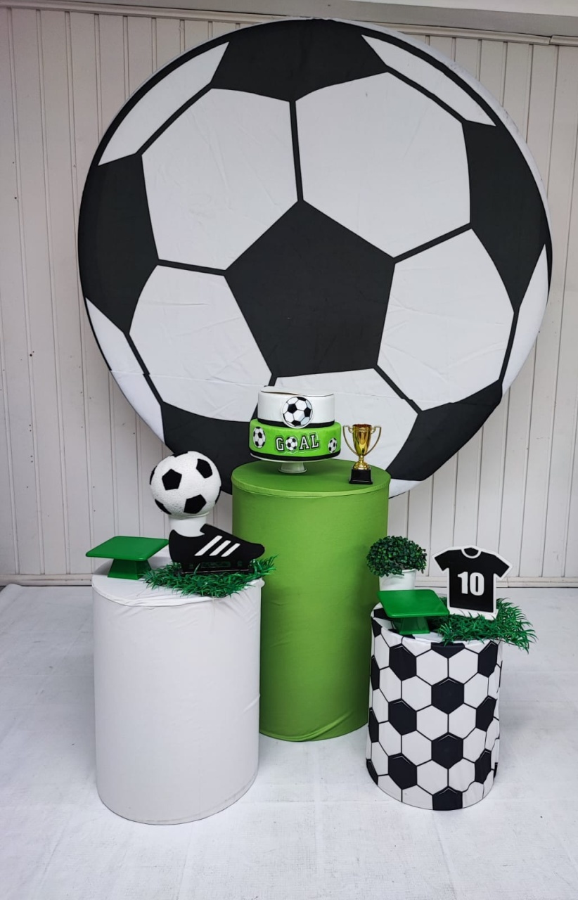Kit Futebol Bola - Opção 2  - Elisete Festas Kit Pegue e Monte