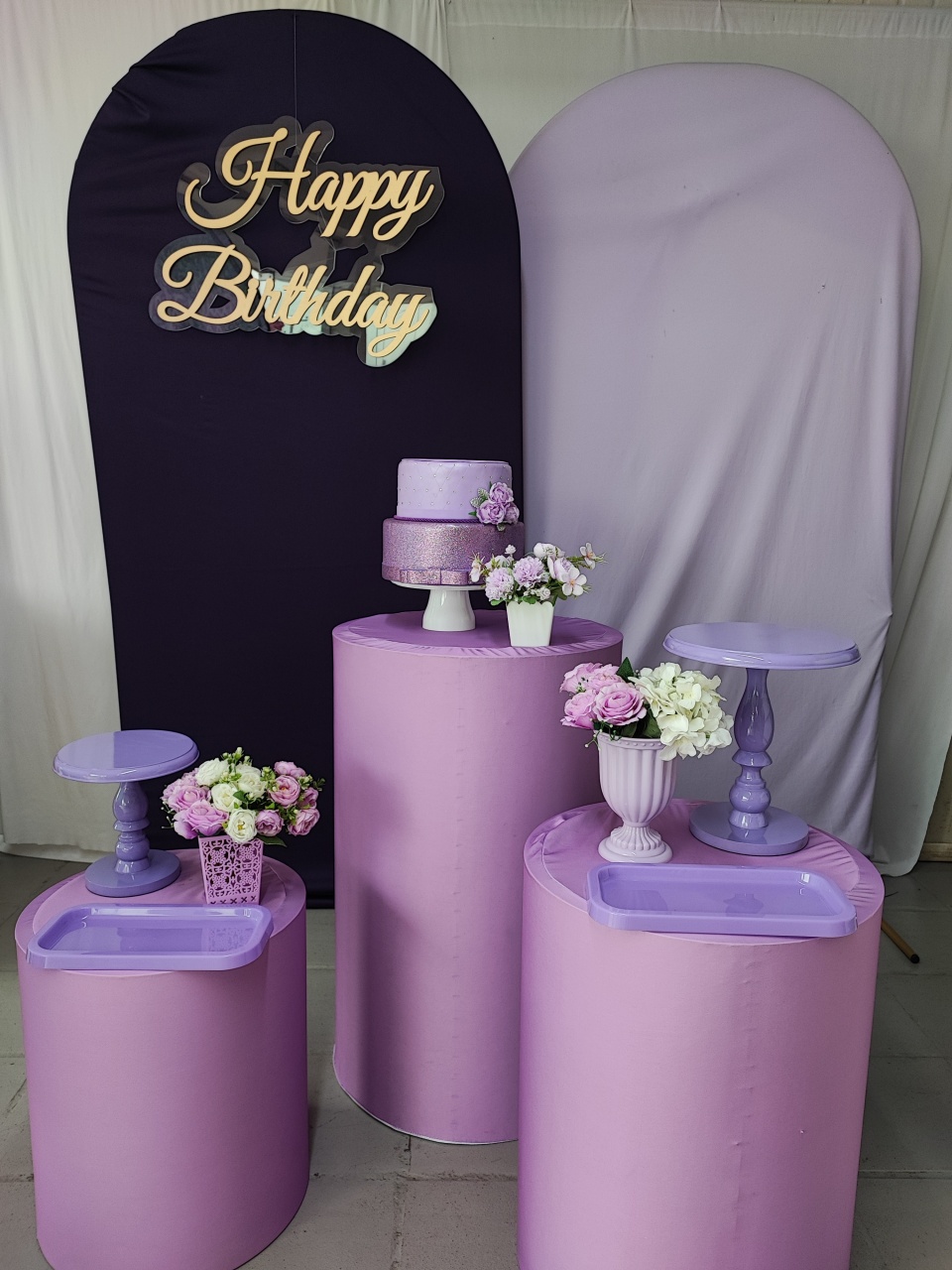 Kit Adulto Lilas ( Com Casadinho) Modelo 1 - Elisete Festas Kit Pegue e Monte