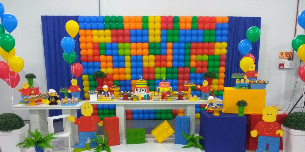 Montagem Lego - Elisete Festas Kit Pegue e Monte