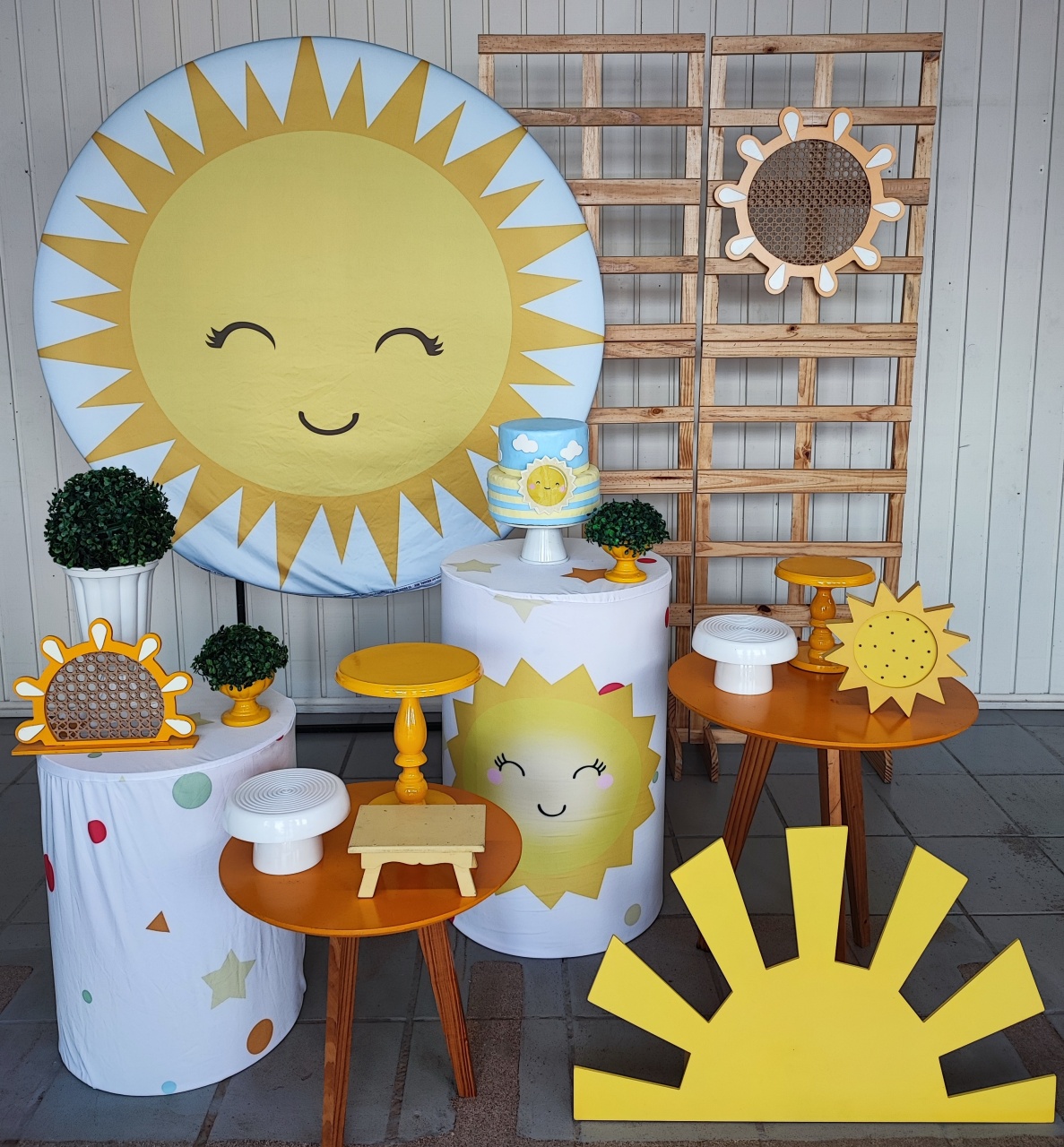 Kit Solzinho  Opção Plus Modelo 3 - Elisete Festas Kit Pegue e Monte