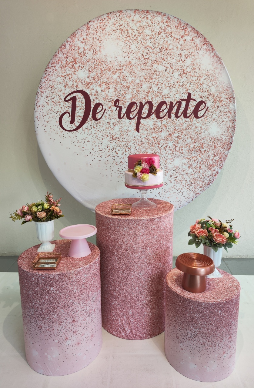 Kit  Adulto de Repente Rosa - Opção 2 - Elisete Festas Kit Pegue e Monte