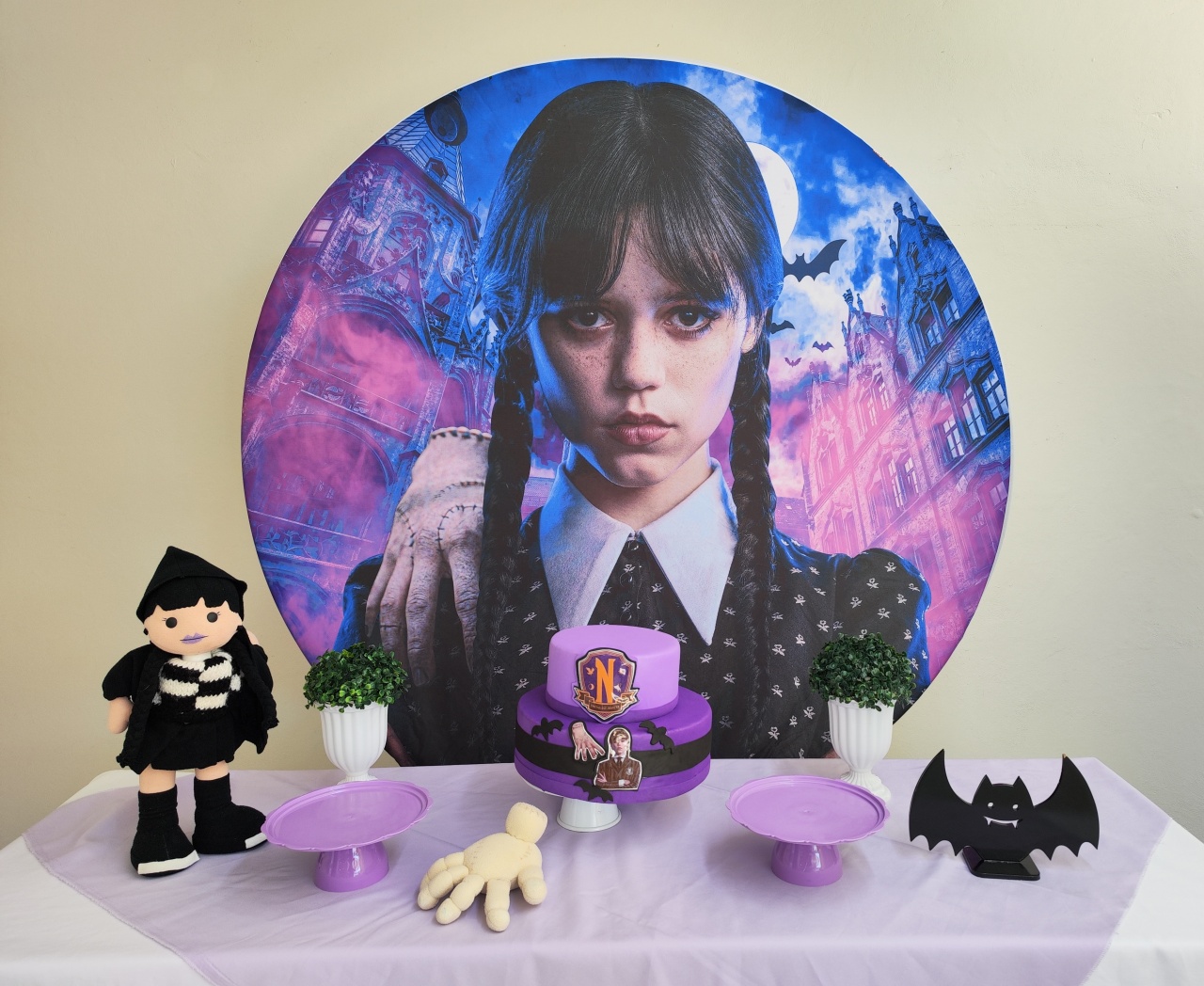 Kit Wandinha Opção 1 - Elisete Festas Kit Pegue e Monte